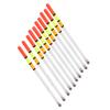10 Pcs Durable Plastic Fishing Floats Bobber Stick Tube Multi Purpose Fish Feed Baits Accessories Kit