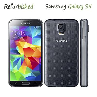 Ανακατασκευασμένο Samsung Original Samsung Galaxy S5 G900F 4G 16MP 2GB RAM 16GB ROM Κινητό Τηλέφωνο με Δακτυλικό Αποτύπωμα Με 1 SIM