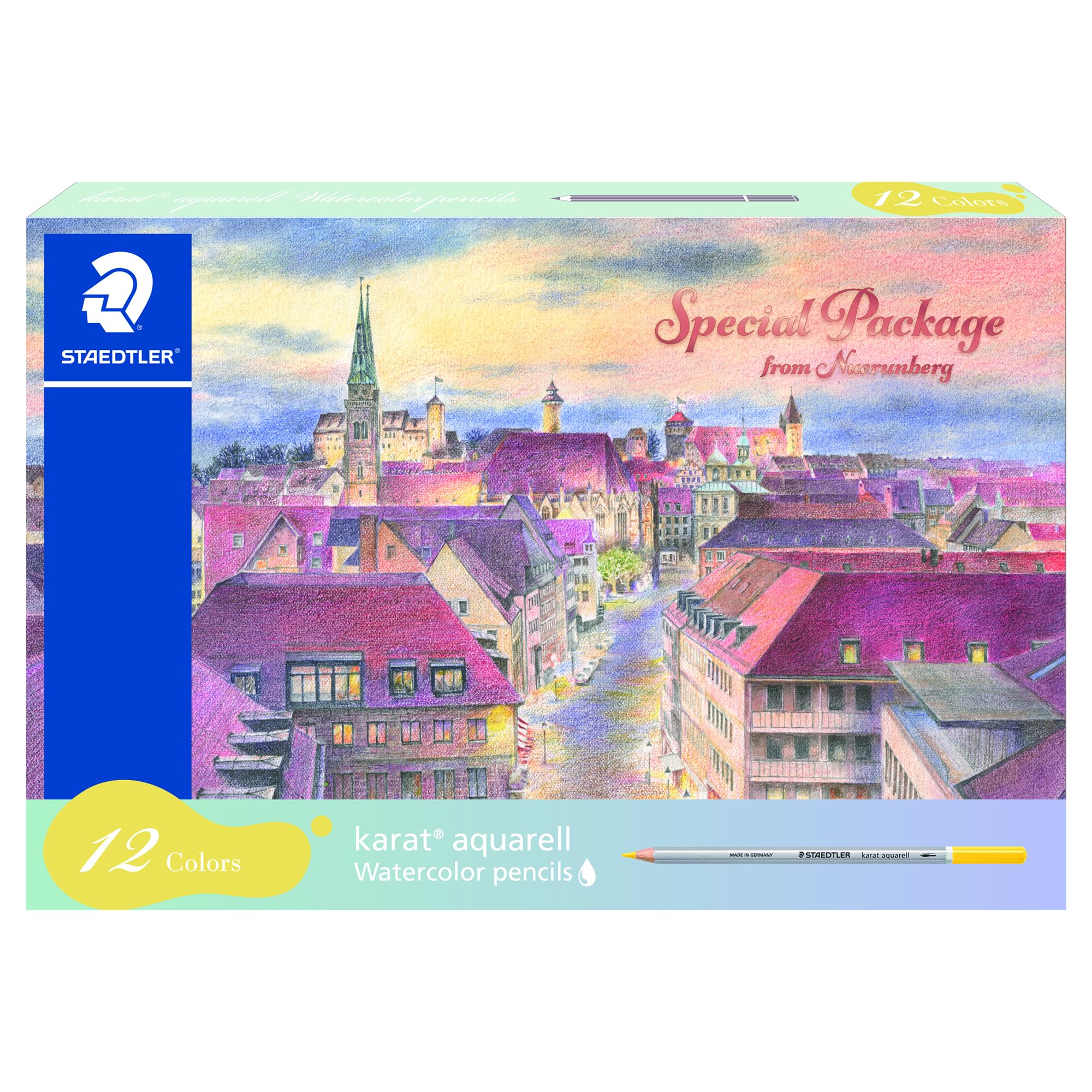 

Staedtler Цветные карандаши Carat Aquarelle Special 12 M12W25, Упаковка, Цвета, 125 мл,