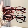 Men'S Women'S New Retro Round Hd Anti-Blue Light Normal Glasses Full Frame Classic Flat Glasses Fashion Decorative Glasses
