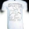 Led Zeppelin USA 1977 Grafik-T-Shirt, Offizielles Rockband-Merchandise