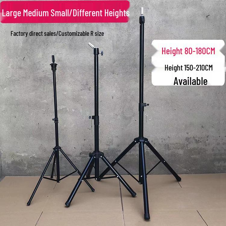 Rotatable Telescopic Mannequin Head Stand for Hairdressing and Haircutting