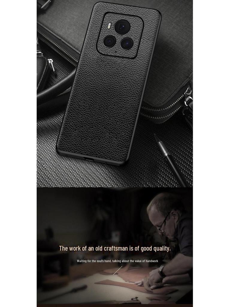 Honor Magic6 Ultimate Edition Genuine Leather Cowhide Full Cover Case