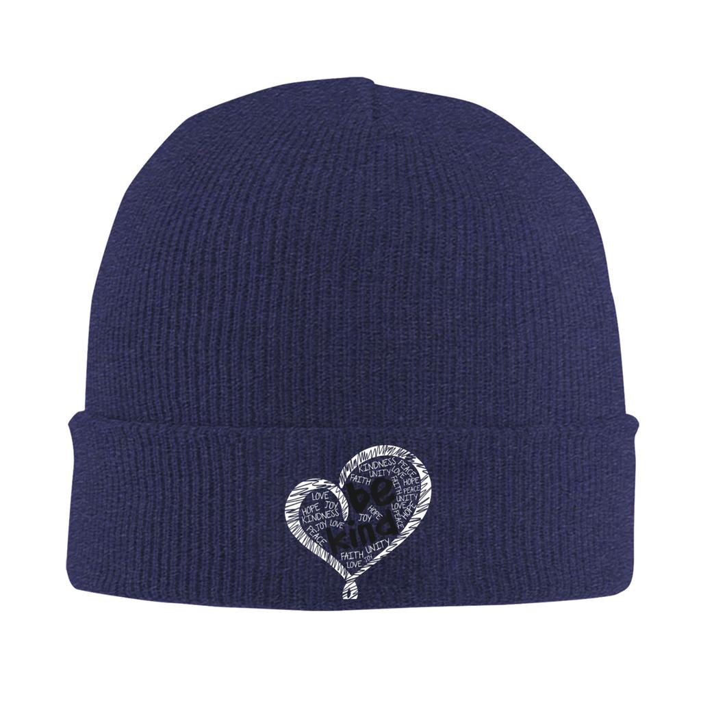 Unity Day Shirt Orange Anti Bullying Be Kind Heart Kindness Knitting Hat  Beanie Hats Head Wrap Men Women Bonnet Hats Caps