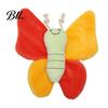 Soft Butterfly Dog Toy Pet Shape with Sound-Producing Plush Bite-Resistant Massages Gums Cleans Tartar Gum Massaging