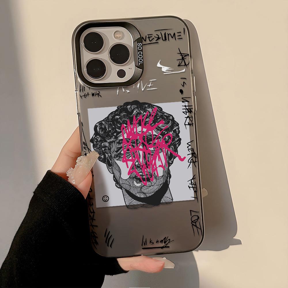 Painted Phone Case for iPhone 11 14 15 16 iPhone 17 11 12 13 for 17 14 15 16 Pro14 15 16 Pro Max for Samsung S25 Ultra S24 S25 A36 A56 A16 Hard Cover