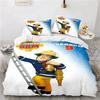 Juguetes de Dibujos Animados Bombero Sam Juego de Cama Funda Nórdica Juego de Cama Cubre Edredón Funda de Almohada Edredón Tamaño King Queen Niños Adultos Juego de Cama