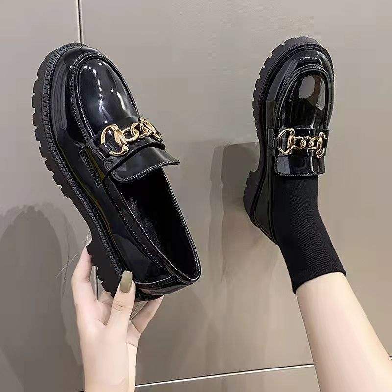 Single Shoes Women's 2025 New Spring and Autumn Jk Uniform Platform Loafers British Style Small Leather Shoes Nesting Japanese Trendy Shoes