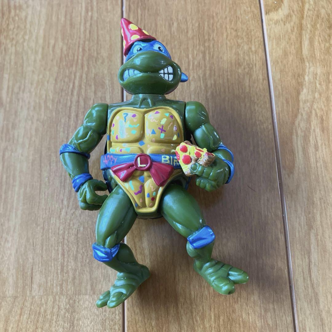 

[USED] Limited Edition Rare Leonardo Happy Birthday Turtles Figure Mascot