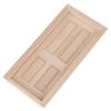 1/12 Dollhouse Miniature Wood External Door Unpainted Doll House Diy Accessories