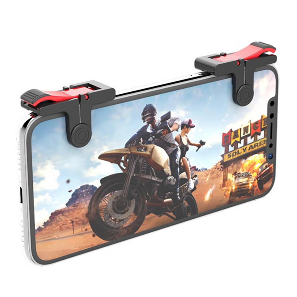 1 Pair D9 Plastic Mobile Phone Holder Gaming Triggers Game Controllers Gamepad for PUBG mobile