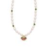 Rice Grain Freshwater Pearl Necklace Female Style Design Temperament Necklace Elegant Fashion Freshwater Pearl Clavicle Chain