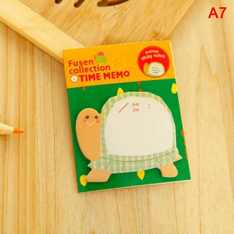 Cute Kawaii Animal Sticker Bookmark It Marker Memo Index Tab Sticky Post Notes