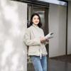 Winter Korean Style Double Sided Wool Coat Short Scarf Woolen Autumn New