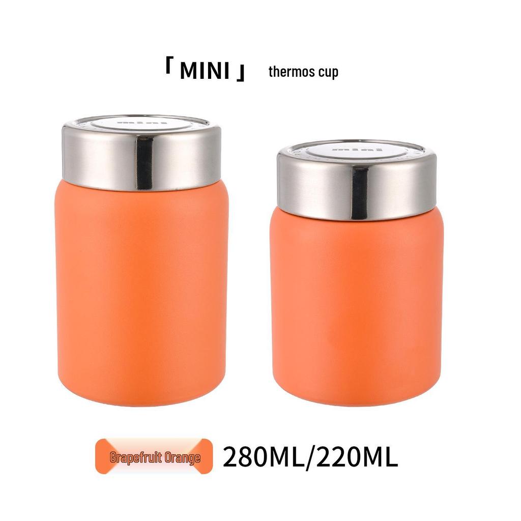 Stainless Steel Insulated Pocket Thermos: Fresh Color Tea & Water Cup for Office or School Use