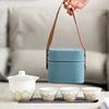 Travel Tea Set Small Set Cover Bowl Teacup Kung Fu Tea Set Kuaike Cup Practical Gift Business Souvenir