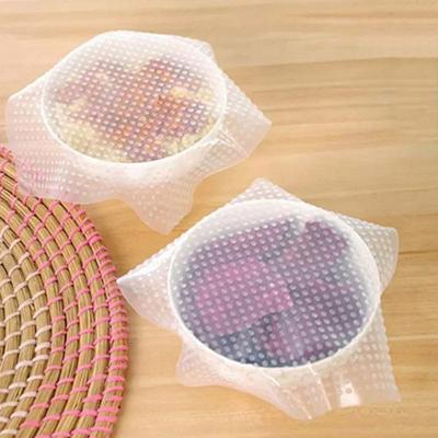 Silicone Seal Food-grade Kitchen Plastic Wrapper Vacuum Reusable Tool Gadget