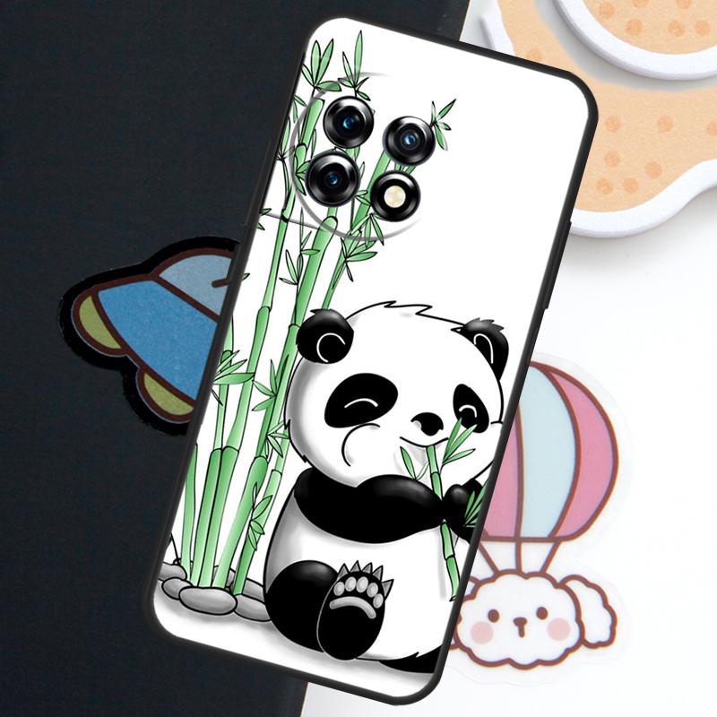Cartoon Panda Case For OnePlus Nord 5 CE 3 4 Lite N20 N30 OnePlus 15 13 12 11 10 Pro 10T 12R 13R 15R Cover