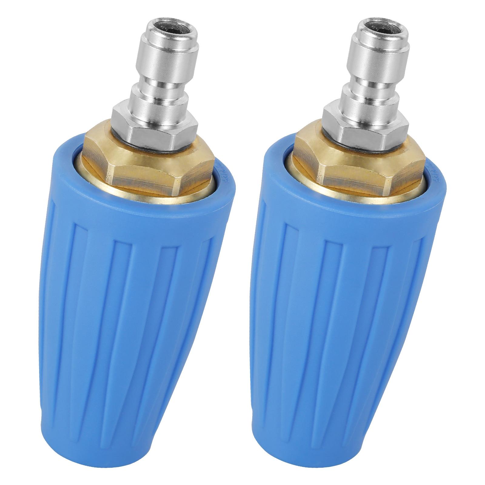 

2Pcs Turbo Nozzle Pressure Washer Turbine Nozzle 4000 PSI Max Rotating Pressure Washer Turbo Nozzle with 1/4inch Quick Connector