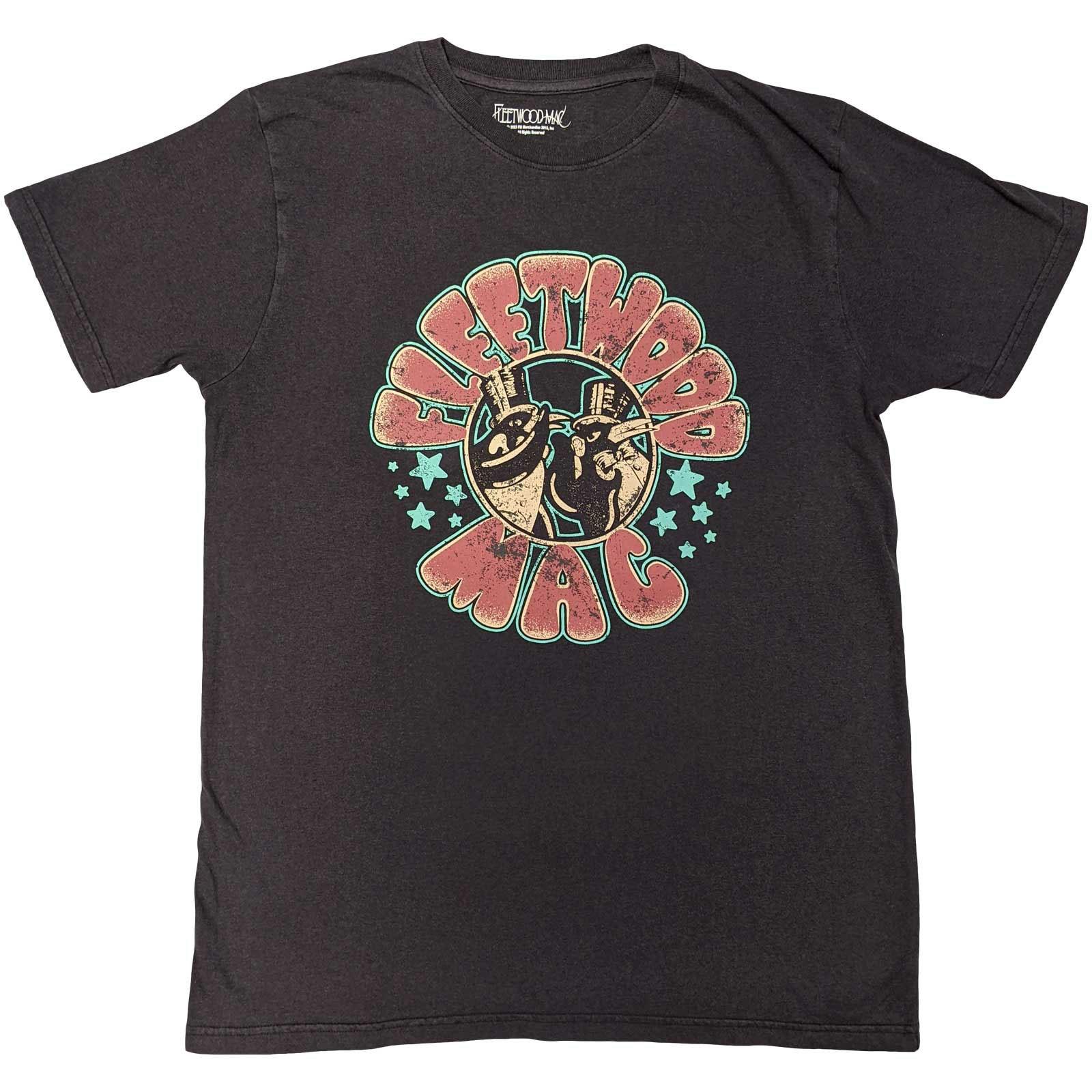 Men s Fleetwood Mac Stars & Penguins T-shirt Medium Black XL