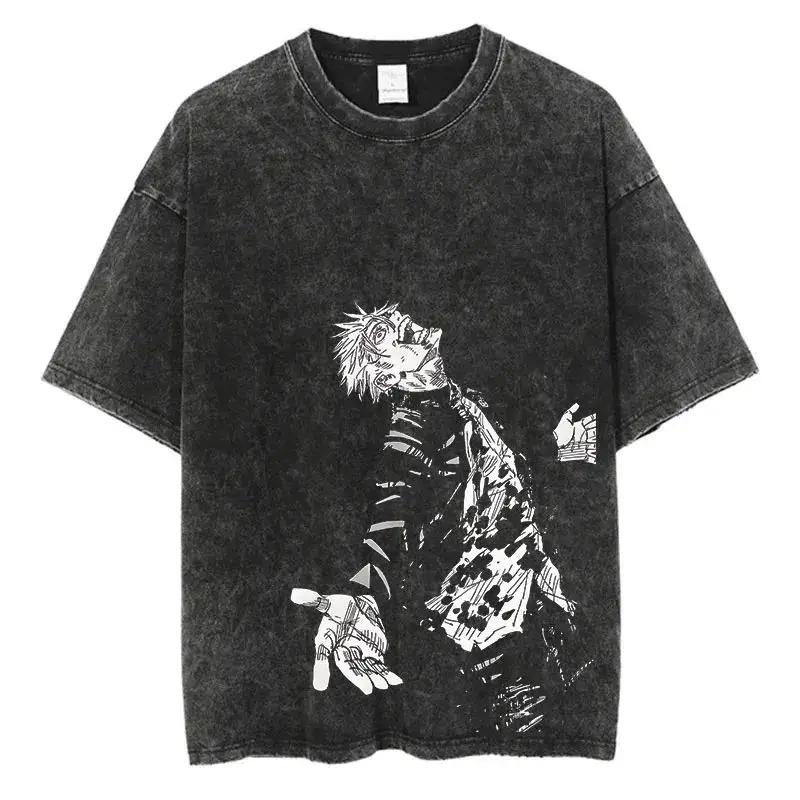 2026 Unisex Clothing Anime Y2k Washed New Arrival Clothes Tee Shirt Homme Graphic T-Shirts Unisex Tshirt for Unisex Ropa Hombre