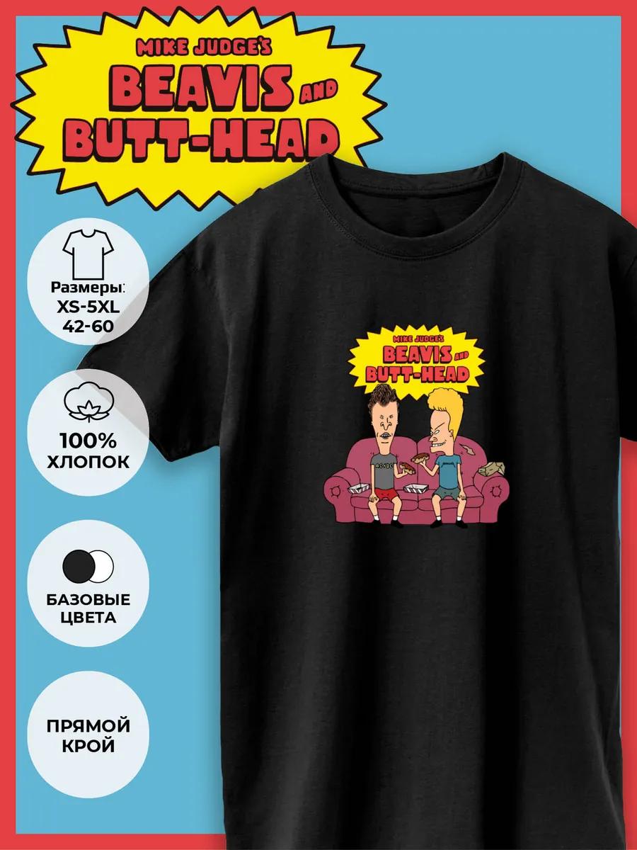 Straight Printed T-shirt - Beavis and Butt-head 2XL