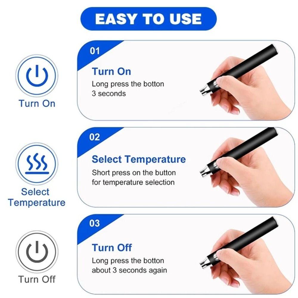350mAh Battery Smart Power Pen 3 Gear Electric Soldering Iron Lightweight Soldering Iron Kit  DIY