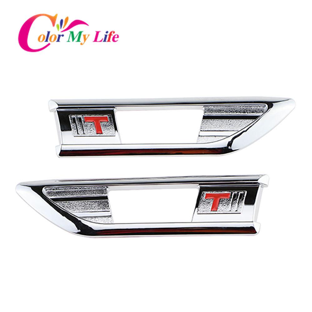 Color My Life 2Pcs/Set ABS Car Side Turn Signal Lights Decoration Cover Sticker for Chevrolet Cruze Sedan Hatchback