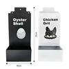 Set Of 2 Premium Metal Food Holders For Poultry Leak Proof Structure Holds 1.3L Per Item Great For Small Groups