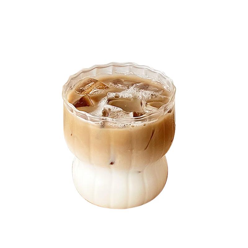 Deou Starry Striped Fat Glass Cups