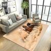 Horse Carpet Living Room 3D Animal Sofa Carpet Large Mats Kitchen Anti-slip Water Absorption Sponge Mat For Bathroom Bedroom Rug