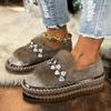 New Plus-size Loafers, Women's Casual Shoes, Fall and Winter, New Bright Diamond Bows, and A Kick of Slip-ons