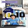SSC Napoli  Pattern Bedding Quilt Set Quilt Cover Pillowcase Home Decoration Birthday Gift (1 * Duvet Cover + 2 * Pillowcase, Without Core)