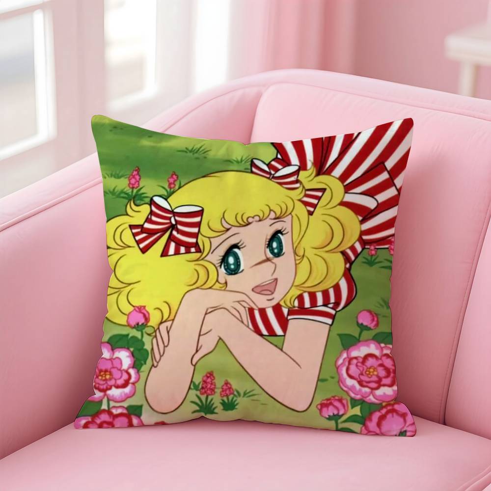

Anime C-Candy Candy Pillow Case pattern printing pillowcase living room sofa cushion cover bedroom room decor 16x16Inch