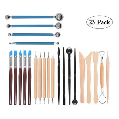 23-teiliges Ultraleichtes Polymer Clay Werkzeugset für DIY Töpferei und Kunst