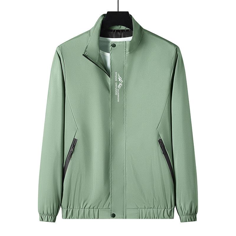 Spring and Autumn Thin Casual Jacket Men's Waterproof Windproof Sports Men's Autumn Jacket