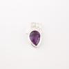 Rare Amethyst Gemstone 925 Sterling Silver Handmade Jewelry Gift Pendant 1.01" PP-56-4