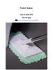 Hands-Free Flat Mop with Auto Clip and Mini Towel