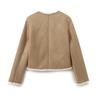 European and American Retro High Street Gold Button Double-Sided Cotton Jacket