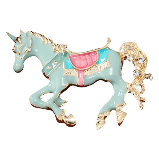 Retro brož kůň Cvalající kůň Klopový odznak Dekorativní brož s koněm Odznak Oblečení Doplněk