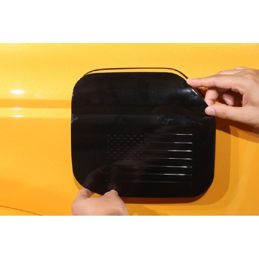 Glossy Black Door Fuel Tank Gas Cap Decor Cover Trim For Ford Bronco -2025