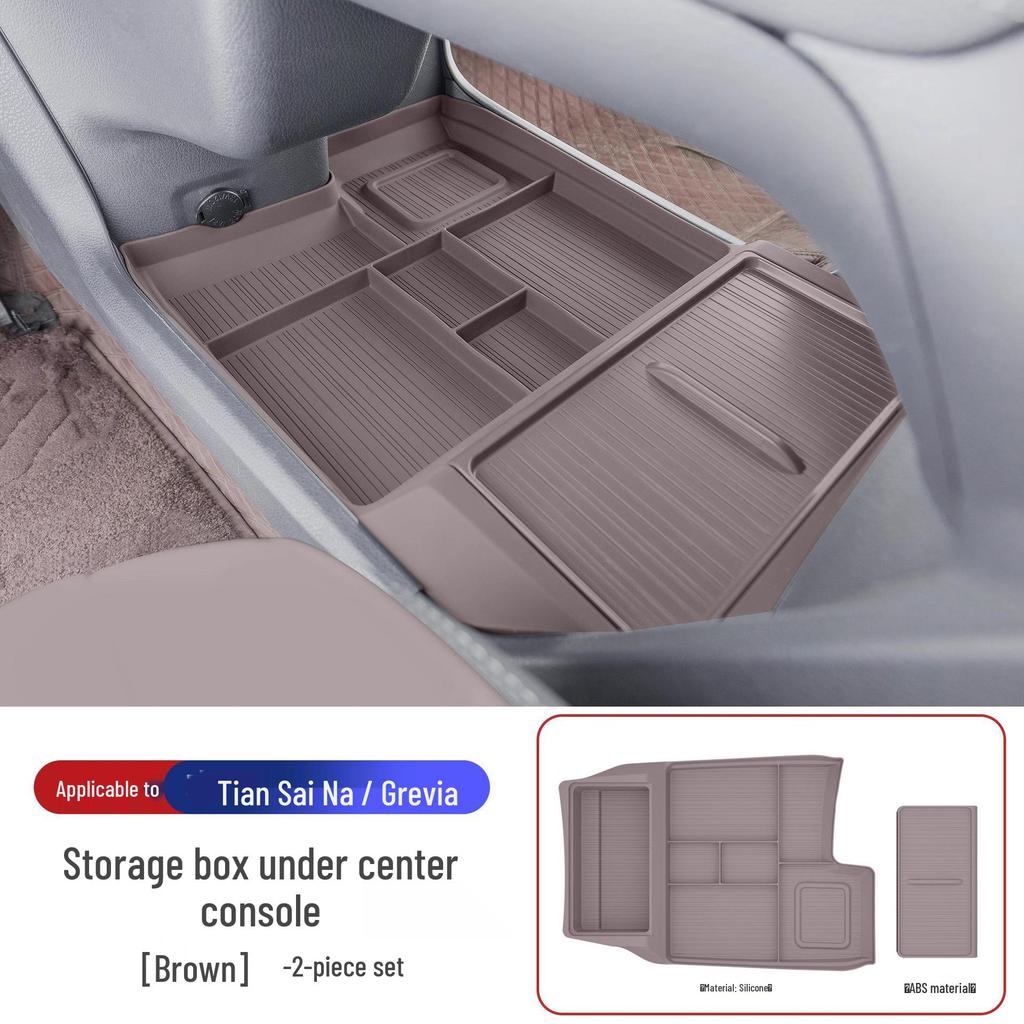Toyota Sienna Center Console Silicone Anti-Slip Dashboard Mat