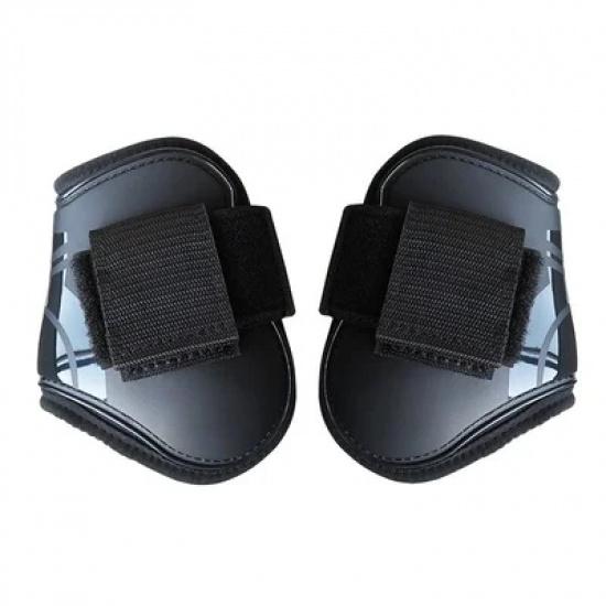 Equestrian supplies Horse shin guards Front Hind Leg Boots Horse Leggings Equine Leg Guard Horse Tendon Protection hoof guards 1 pair black hind