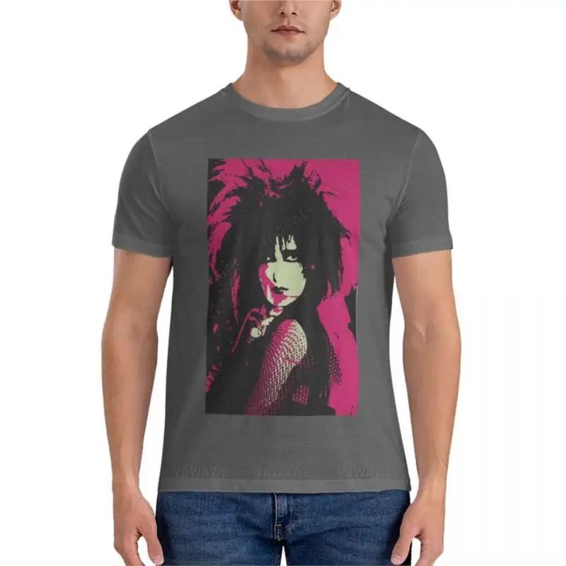 Tshirt Male Summer Tops Siouxsie SiouxFitted TShirt Men Clothing O Neck Shirt Tshirts Man