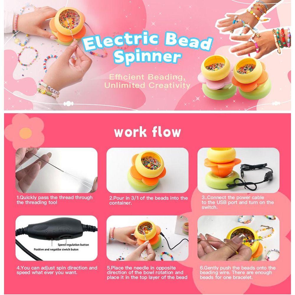 Various Size Beads Automatic Bead Threading Gadget Bead Threading Device Jewelry Sewing Projects