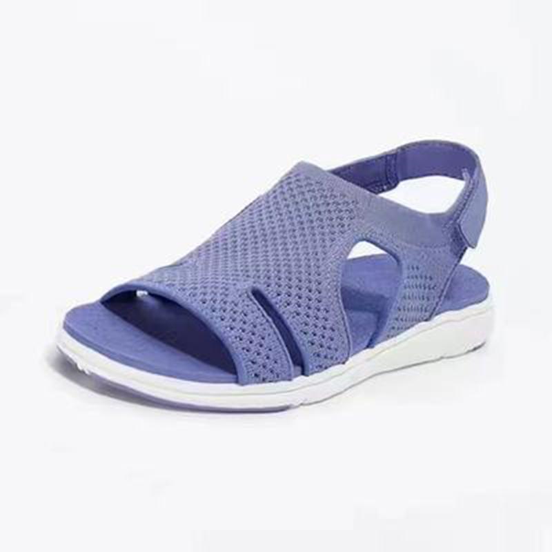 Damsandaler Andningsbara Mesh Sommarskor För Kvinnor Flats Damsandaler Mjuka Ortopediska Damskor Chaussure Femme