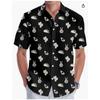 A new large-size men's fashion digital printing short-sleeved shirt in summer from the source manufacturer