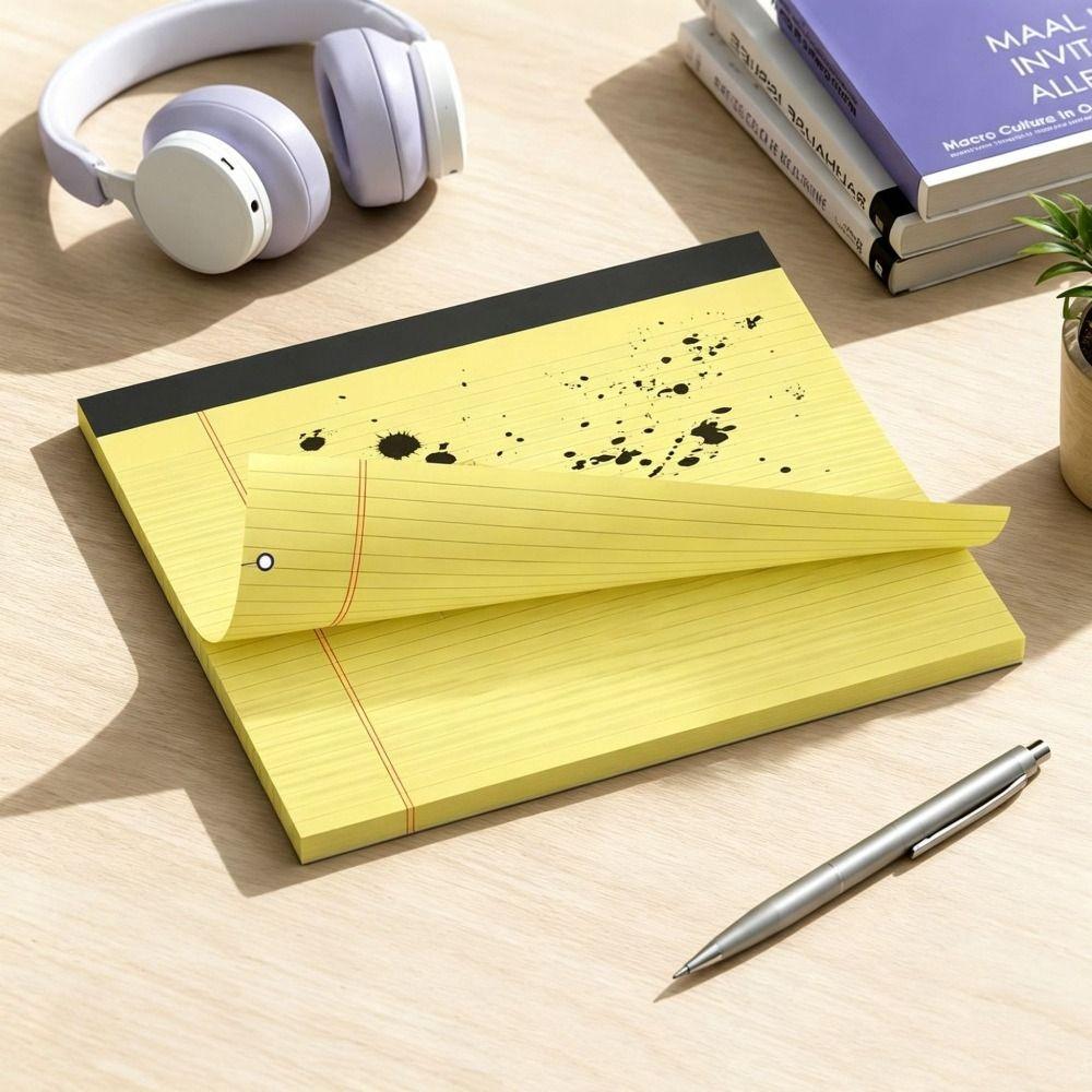 Smooth Writing Tear-off Label Book Top Bound Notebook Portable Legal Pad  Daily Planning