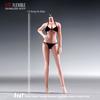1/12 Scale Female Body, 6-Inch Super Flexible 22-Joint Seamless Female Body Micro Beauty 3D Action Doll with Detachable Legs, Suitable for Hobby Colle