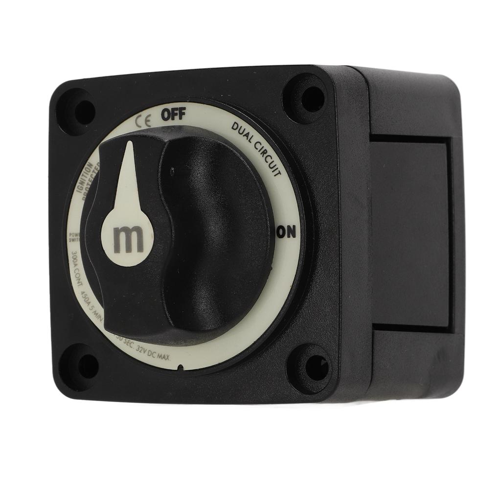 Dual Circuit Battery On Off Switch Power Cut Disconnect Isolator IP66 Waterproof Ignition Protection